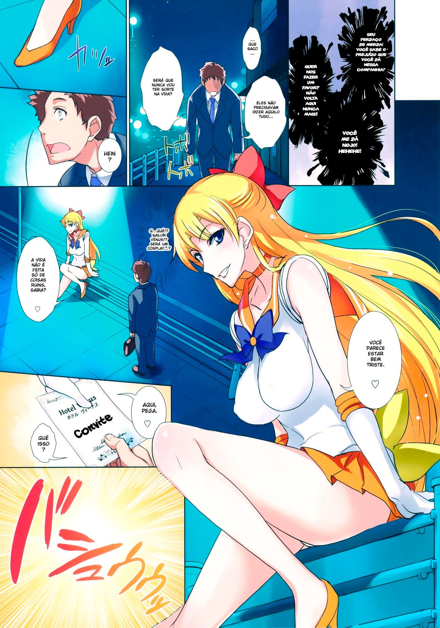 Sailor Moon Hentai mostrando sua xoxota momlhada