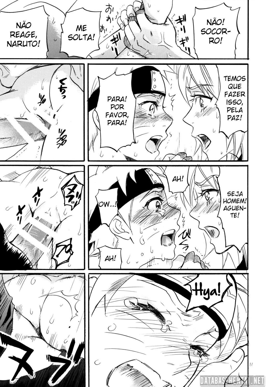 Sasuke e naruto mostrando que são bons amantes quando estão juntinhos