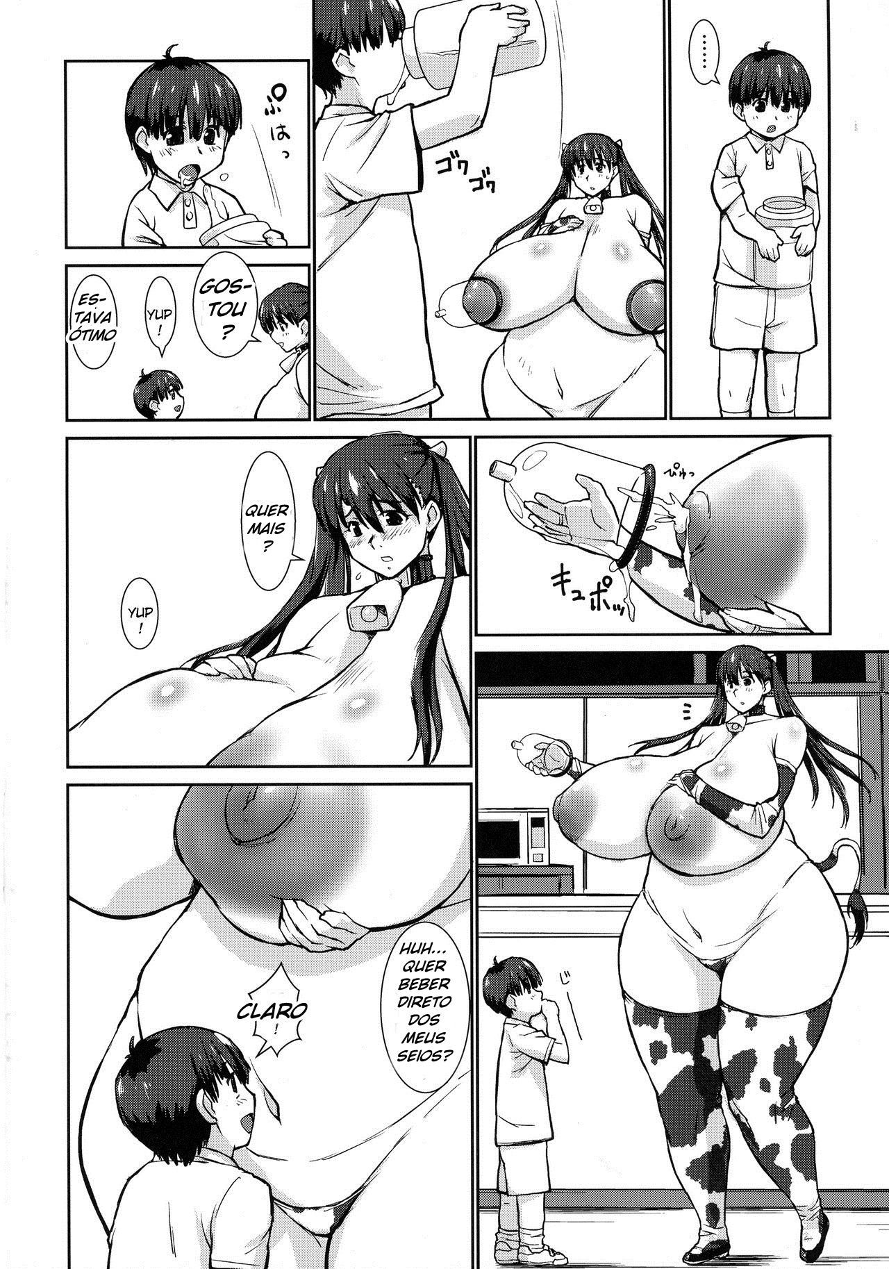 Loja de leite da mulher vaca mangá hentai